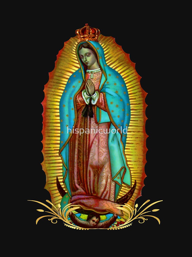 "Our Lady of Guadalupe Virgin Mary 07" Tshirt for Sale by hispanicworld Redbubble guadalupe