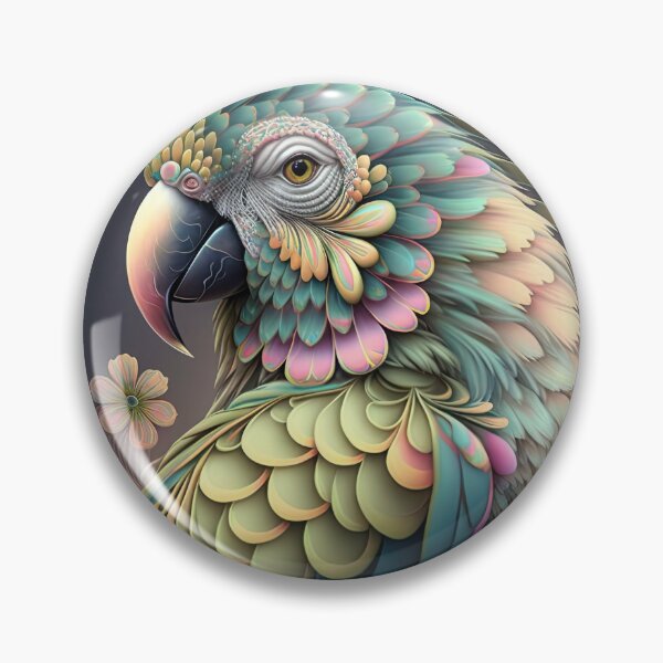 Item preview, A Fractal Design in A Parrot Motif designed and sold by Daniel Leighton.