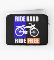 BIKE-RIDE HARD RIDE FREE Laptop Sleeve