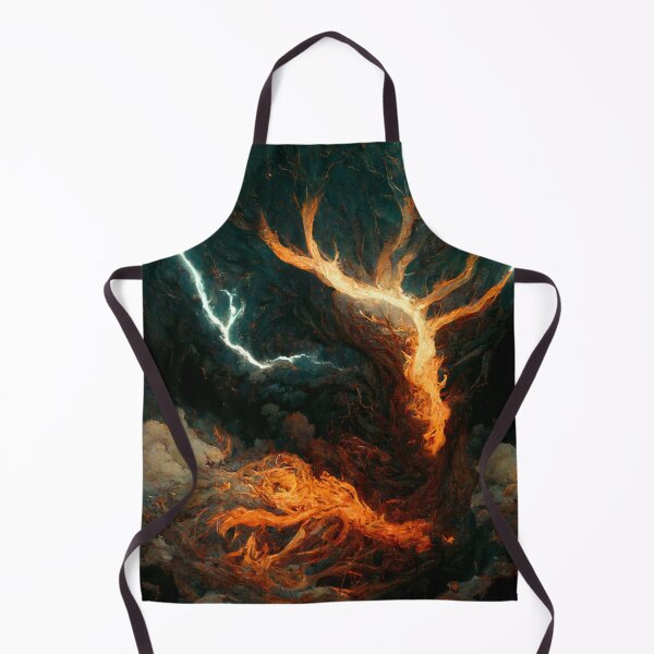 Item preview, Fire and Lightning designed and sold by The Epic of Old Merch Store.