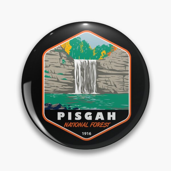 Item preview, Pisgah National Forest North Carolina Vintage Emblem designed and sold by KrisSidDesigns.