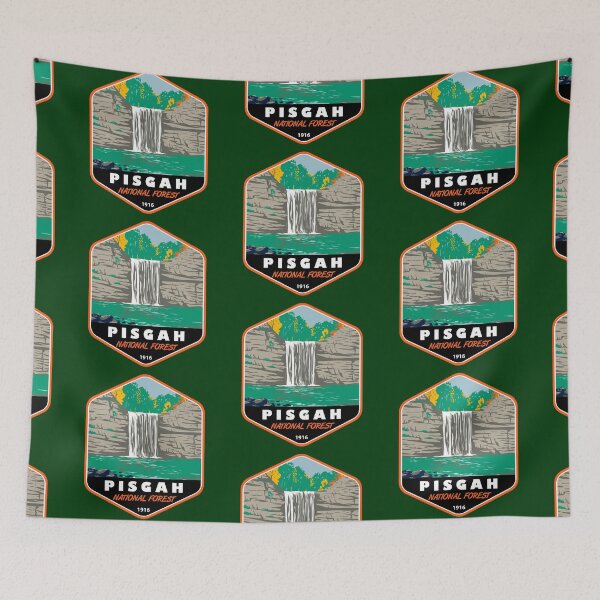 Item preview, Pisgah National Forest North Carolina Vintage Emblem designed and sold by KrisSidDesigns.