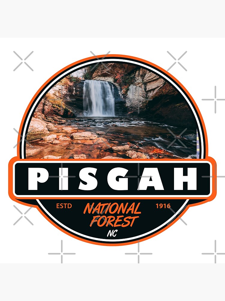 "Pisgah National Forest North Carolina Emblem" Poster for Sale by
