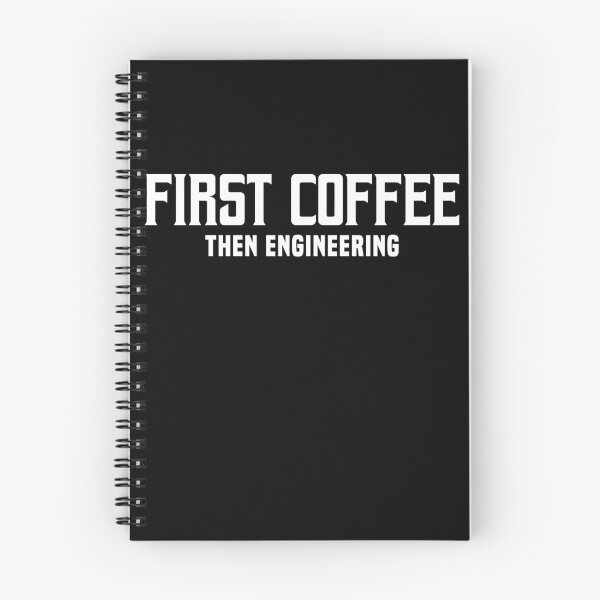 Item preview, First Coffee Then Engineering - Engineer Loves Coffee designed and sold by Blonc-ou.