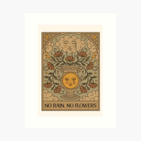 Item preview, No Rain, No Flowers designed and sold by Thiago Corrêa.