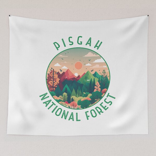Item preview, Pisgah National Forest North Carolina Distressed Circle designed and sold by KrisSidDesigns.