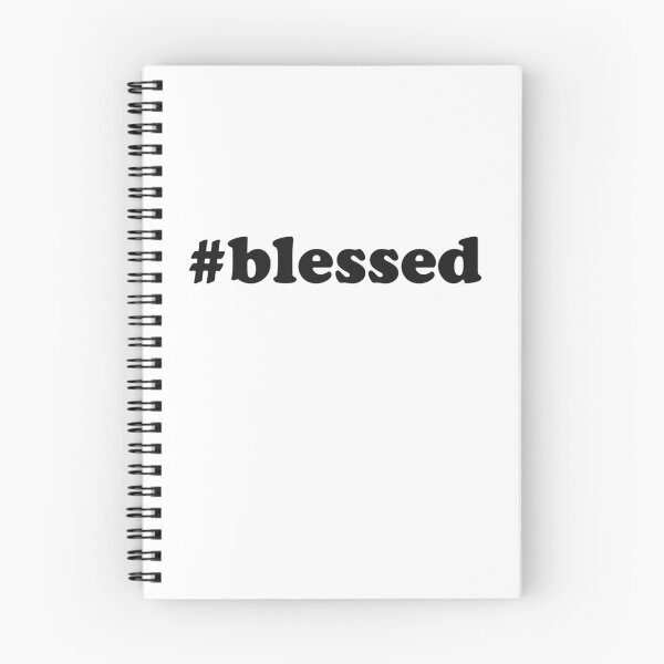 Item preview, #blessed Words To Live By Bold Typography Quote designed and sold by DigitalPie.