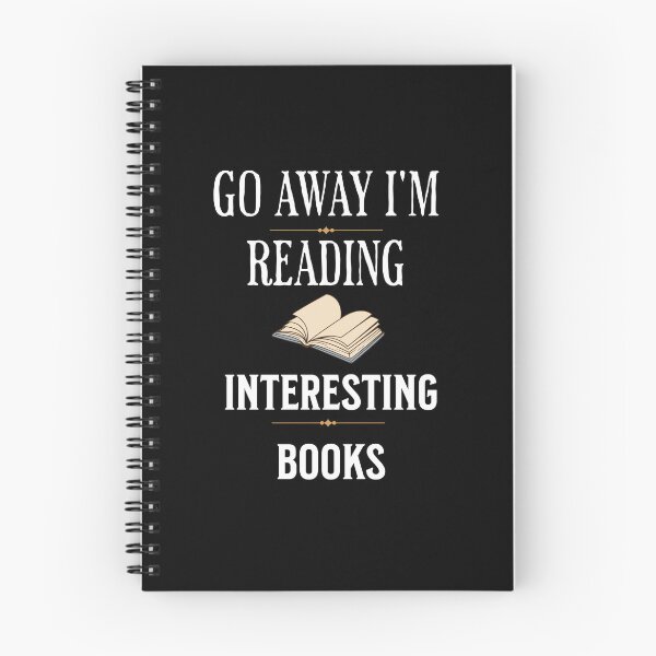 Item preview, Go Away I'm Reading Interesting Books designed and sold by ArtBySymone.
