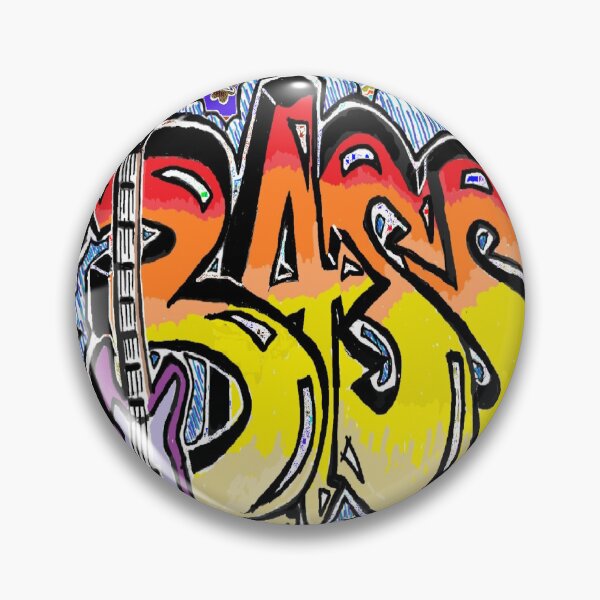 Item preview, Pop Bass Retro Graffiti designed and sold by LowEndGraphics.