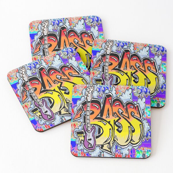 Item preview, Pop Bass Retro Graffiti designed and sold by LowEndGraphics.
