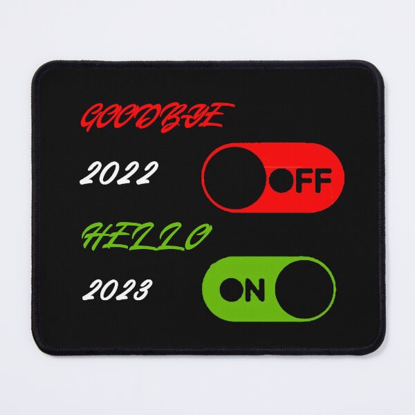 Item preview,  Goodbye 2022 Hello 2023 Happy New Year 2023 New Year's Eve Stiker designed and sold by CuteHigh01.