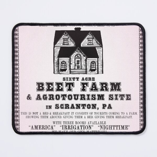 Item preview, Schrute Farms Poster - The Office - Beet Stained designed and sold by LordRivers.
