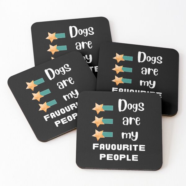 Item preview, Dogs are my favourite people - Funny and Cute Quotes designed and sold by Designspot2020.