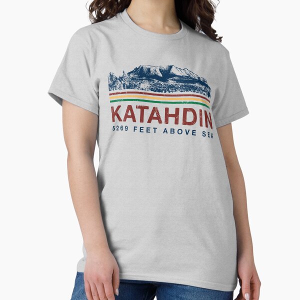 Aperçu de l'œuvre Katahdin Maine Mountain Escalade Randonnée créée et vendue par IronEcho.