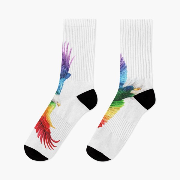 Item preview, Eagle Rainbow Flying  designed and sold by MandalaSoul.