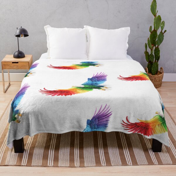 Item preview, Eagle Rainbow Flying designed and sold by MandalaSoul.