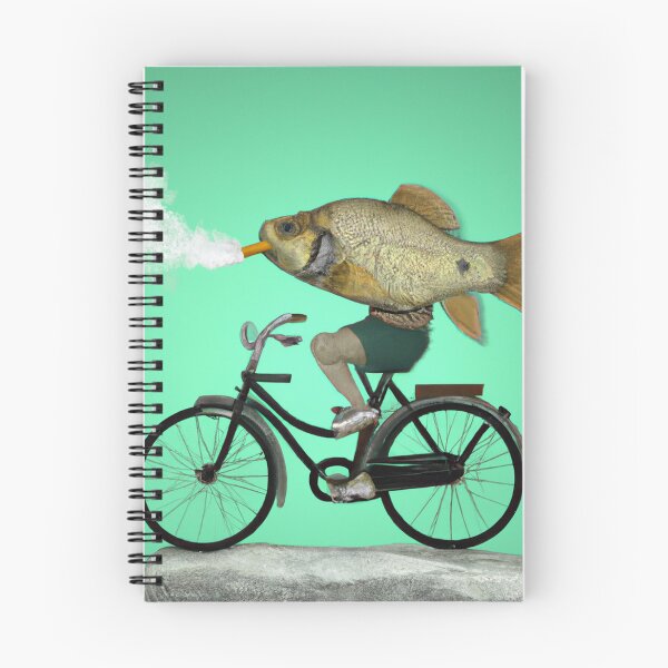 Item preview, AI Art smoking fish on a bycicle designed and sold by 4You4U.
