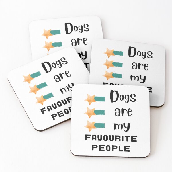 Item preview, Dogs are my favourite people - Funny ans cute quotes designed and sold by Designspot2020.