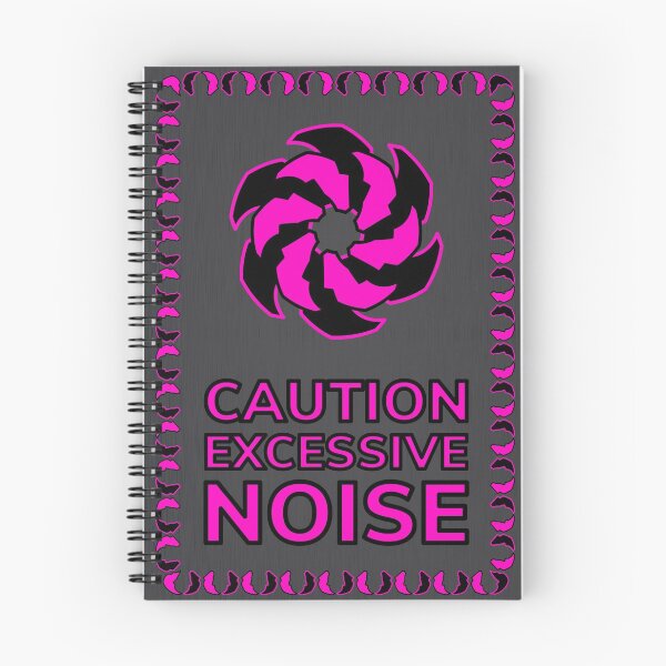 Item preview, Caution Excessive Noise designed and sold by CreepyKards.