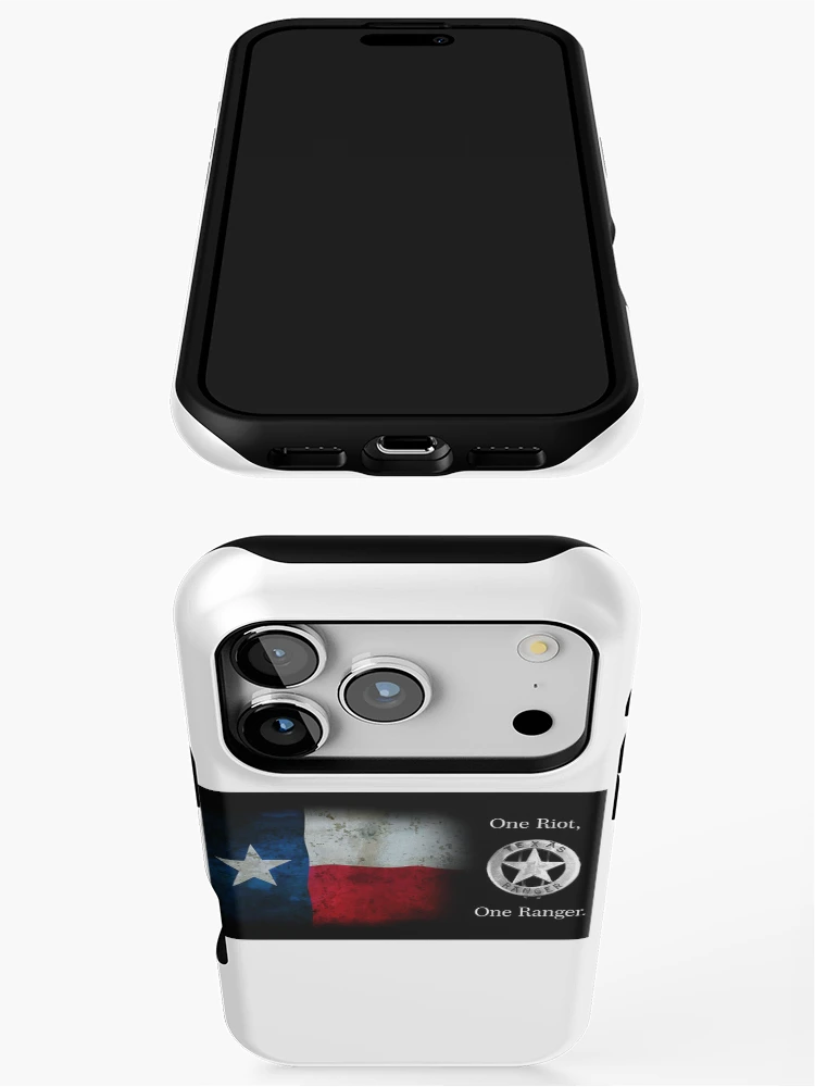 Thumbnail 3 of 4, iPhone Case, Texas Ranger Motto: One Riot . . . One Ranger designed and sold by Daniel Hagerman.