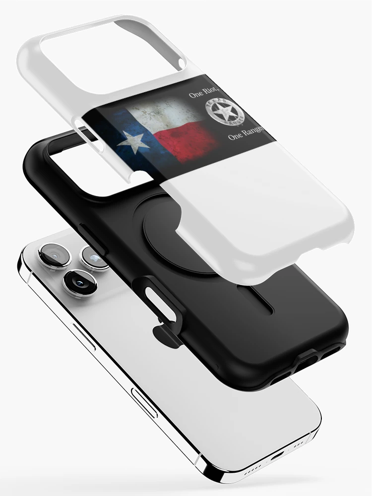 Thumbnail 2 of 4, iPhone Case, Texas Ranger Motto: One Riot . . . One Ranger designed and sold by Daniel Hagerman.