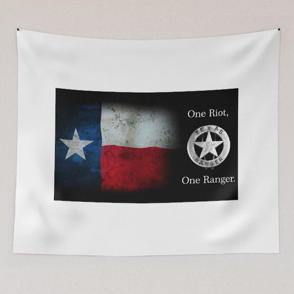 Item preview, Texas Ranger Motto: One Riot . . . One Ranger designed and sold by Daniel Hagerman.