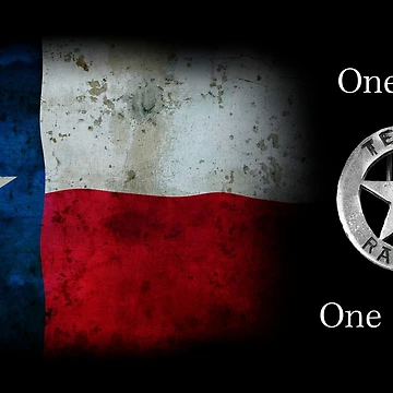 Artwork thumbnail, Texas Ranger Motto: One Riot . . . One Ranger by Daniel Hagerman