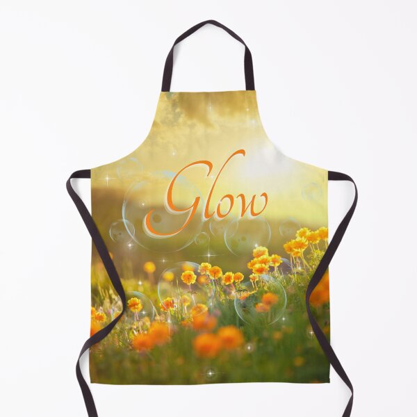 Item preview, Glow.. A dreamy and calming design, sunshine and bubbles sparkling over a meadow of orange flowers designed and sold by ditzy-designs.