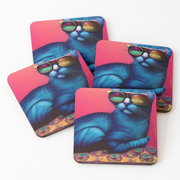 Item preview, A Cat with Glasses designed and sold by BurpeesEvery.