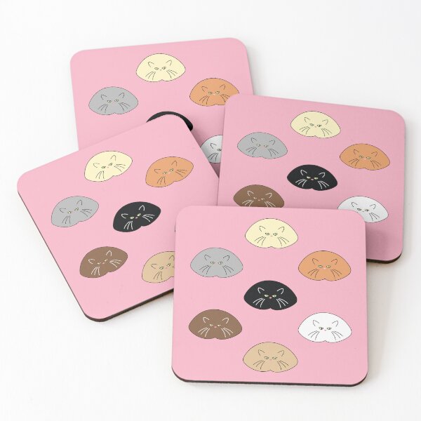Item preview, Cats Loafing Around on Pink designed and sold by 7SistersGraphX.