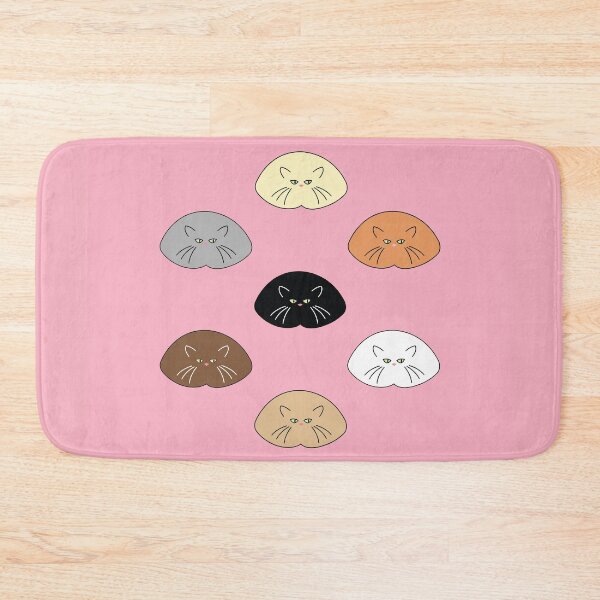 Item preview, Cats Loafing Around on Pink designed and sold by 7SistersGraphX.