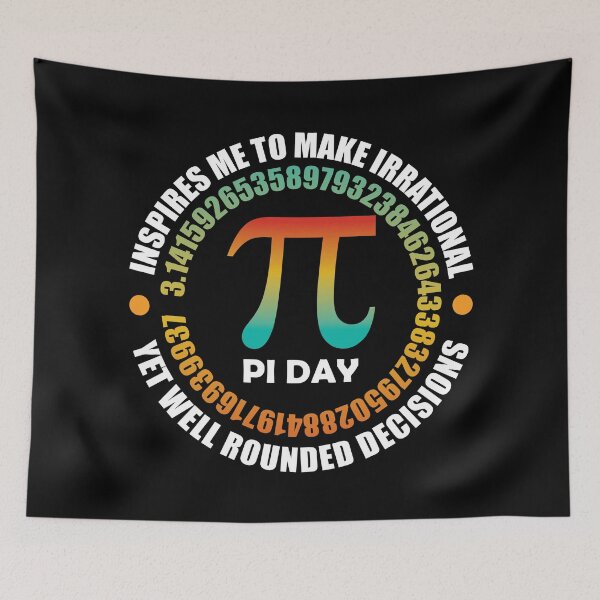 Item preview, Pi Day Inspires Me To Make Irrational Decisions Funny Math designed and sold by TravelScientist.