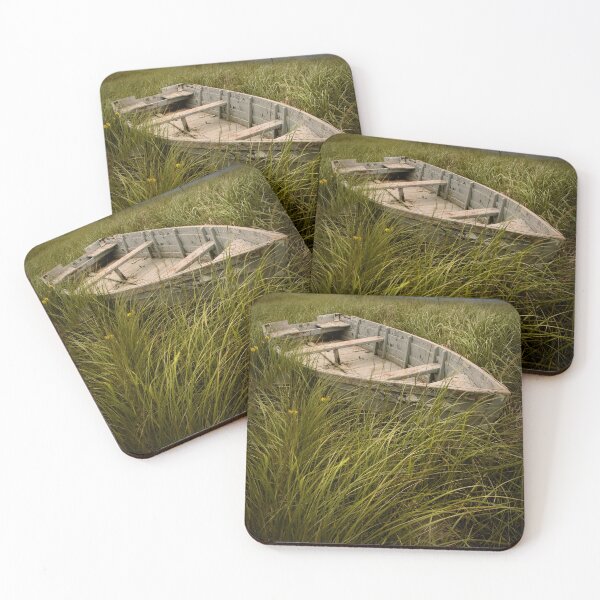 Item preview, Abandoned Wooden Row Boat on the Grassy Shoreline on Prince Edward Island. designed and sold by Randall Nyhof.