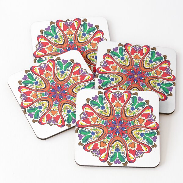 Item preview, Gay Pride Mandala designed and sold by ThreeLegMeg.