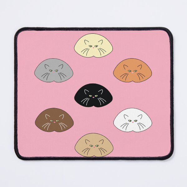 Item preview, Cats Loafing Around on Pink designed and sold by 7SistersGraphX.