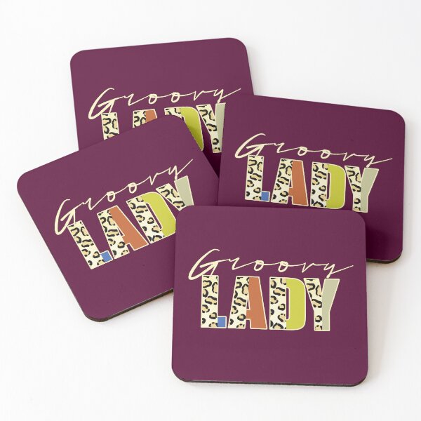 Item preview, Groovy Lady Leopard Print Text Retro Family Quote designed and sold by CRHPOD20.