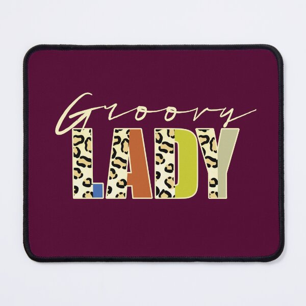 Item preview, Groovy Lady Leopard Print Text Retro Family Quote designed and sold by CRHPOD20.