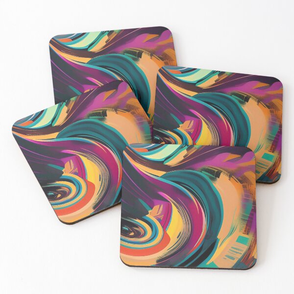 Item preview, Artsy Colorful Organic Shapes Modern Abstract  designed and sold by CattlettArt.
