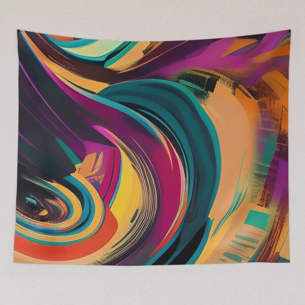 Item preview, Artsy Colorful Organic Shapes Modern Abstract  designed and sold by CattlettArt.