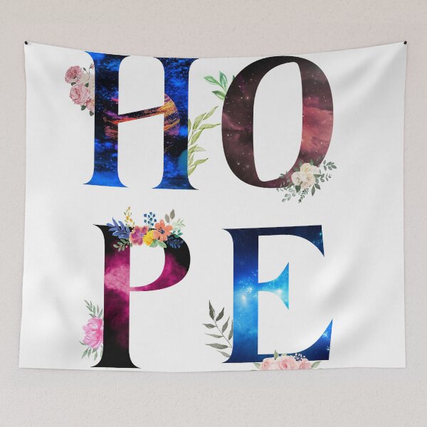 Item preview, Hope! (white background) designed and sold by SparkzPress.