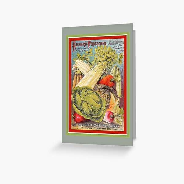 Aperçu de l'œuvre Art du paquet de graines vintage - Art du paquet de graines anciennes créée et vendue par BeaconMarketing.