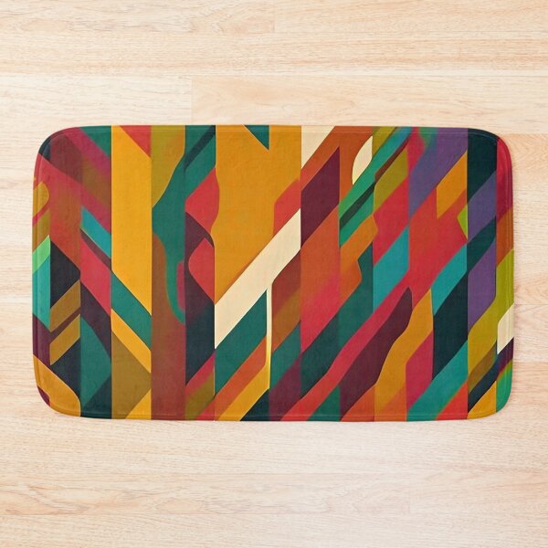 Item preview, Intricate Shapes Colorful Design Abstract Cubes Cubism designed and sold by CattlettArt.