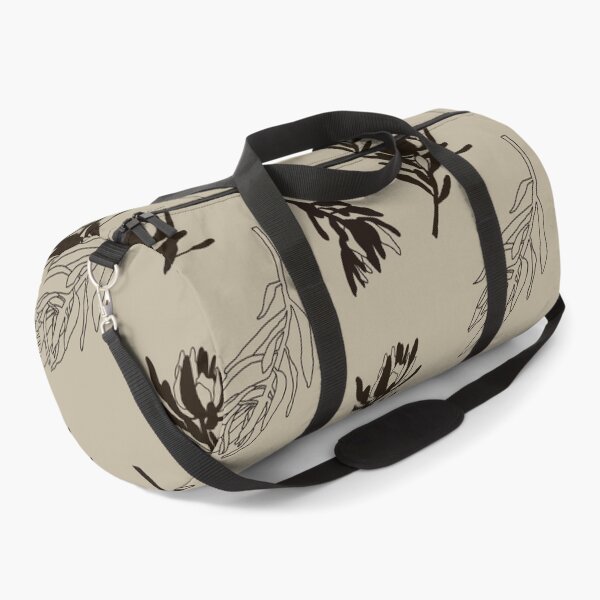 Item preview, Minimal black flower pattern leucodendron designed and sold by SvirenLisa.