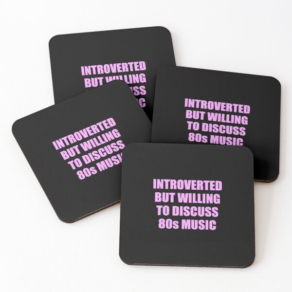 Item preview, Introverted But Willing To Discuss 80s Music  designed and sold by Inspirationmotivation.