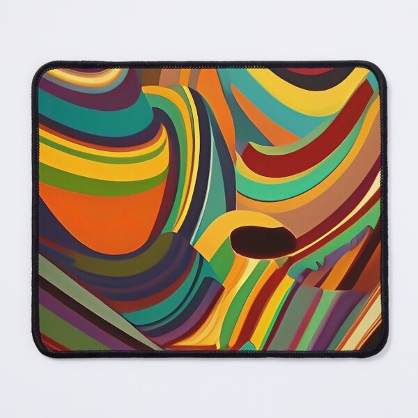 Item preview, Groovy Organic Colorful Abstract Geometric Pattern designed and sold by CattlettArt.