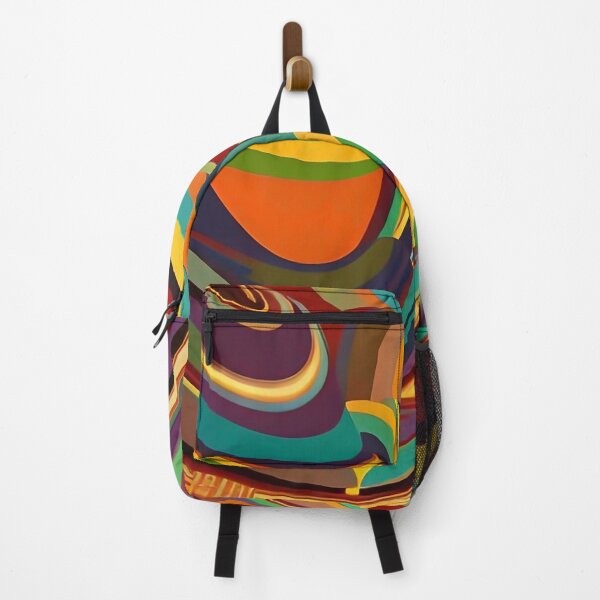 Item preview, Groovy Organic Colorful Abstract Geometric Pattern designed and sold by CattlettArt.