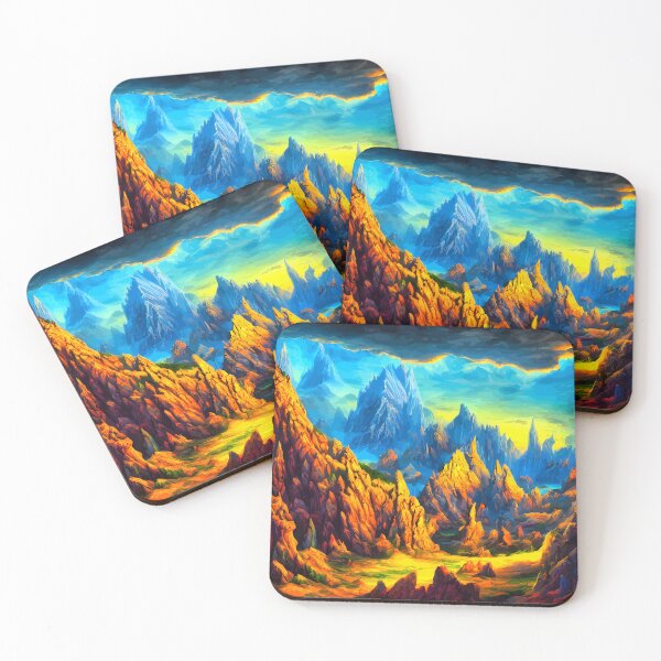 Item preview, Majestic Rocky Mountain Landscape Scene designed and sold by Prawny.
