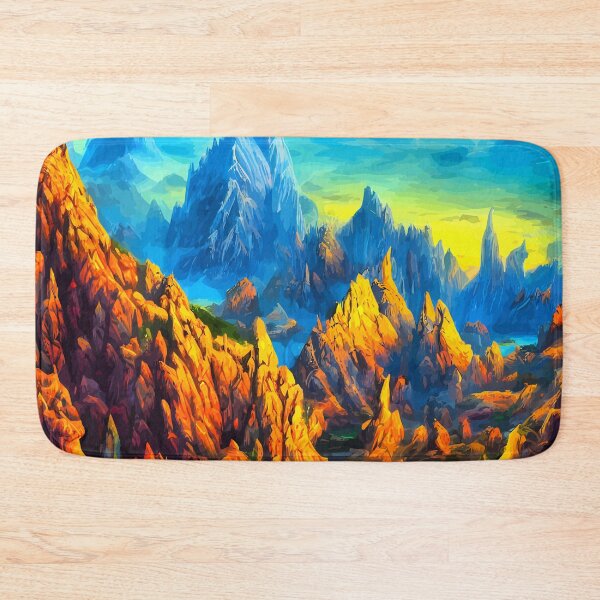Item preview, Majestic Rocky Mountain Landscape Scene designed and sold by Prawny.