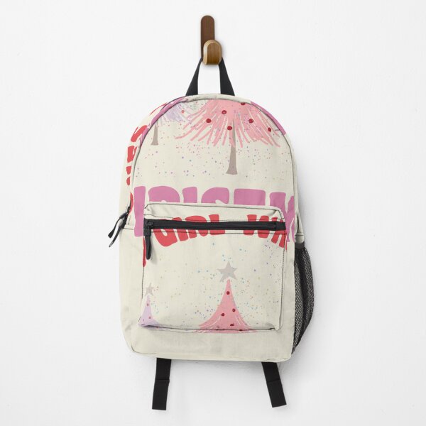 Item preview, Merry Christmas Womens Girls Pink Tree Christmas Just A Girl Who Loves Christmas Retro Vintage Christmas Design designed and sold by CandyDroidMerch.
