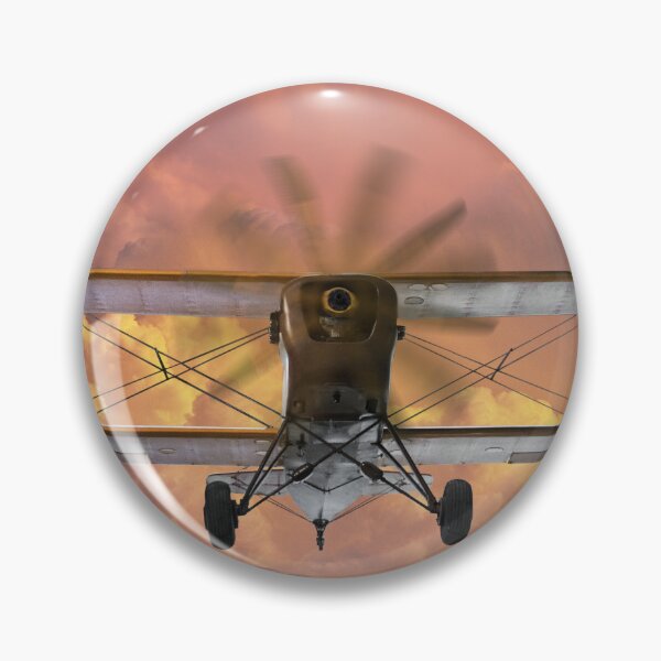 Item preview, Biplane with Brilliant Storm Clouds at Sunset designed and sold by Randall Nyhof.